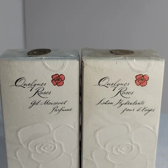 Quelques Roses Gel and lotion set NIB